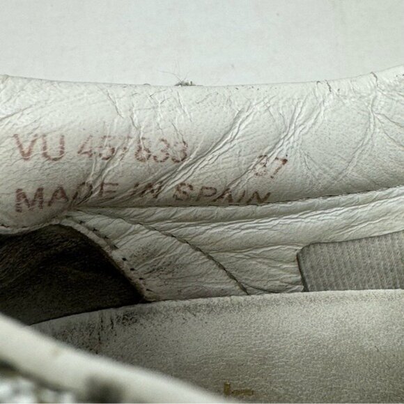 Authentic Saint Laurent leather Sneakers size EU 37/ 7 US - Picture 8 of 11